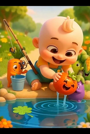 Cute Baby and Funny Veggie Friends Adventure | Tune Tails