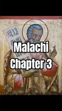 Douay Rheims Audiobible Malachias Chapter 3 #bible #douayrheims #bibleinayear