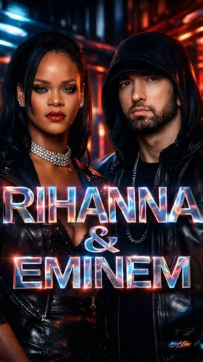 NEON FIRE – Eminem x Rihanna ⚡ Cyberpunk Love Explosion (Official Shorts) #Shorts #