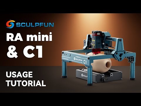 Sculpfun Tutorial: How to Use Mini Rotary with C1 Mini Laser | Step-by-Step Guide! #guide