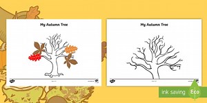 Autumn Tree Template