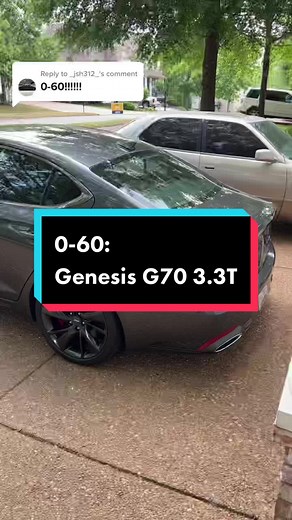 2022 Genesis G70 0-60 Performance Review