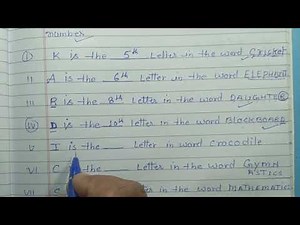 Fill in the blanks with correct ordinal number