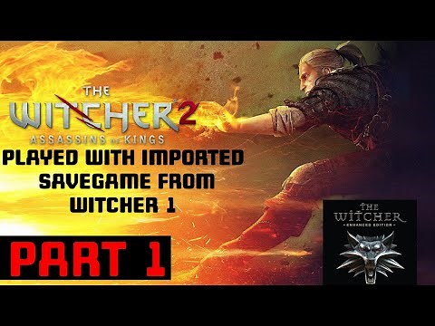 The Witcher 2 Tutorial with imported Savegame from Witcher 1 [Part 1] Intro