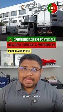 Newrest is hiring Heavy Goods Vehicle Drivers – Porto Airport