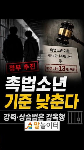 [Word Playground] Juvenile Age Limit Lowered: Serious Repeat Offenders to Face Prison Time
