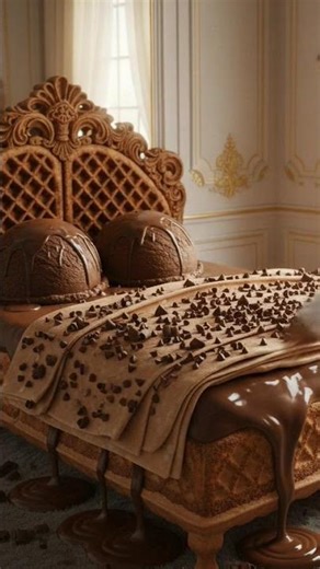 ​ASMR Teapot & Plates Bed vs Chocolate Ice Cream Bed #asmr #usa