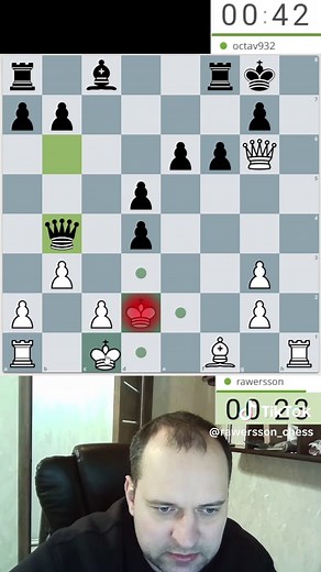 Французская защита: вечный шах на Lichess