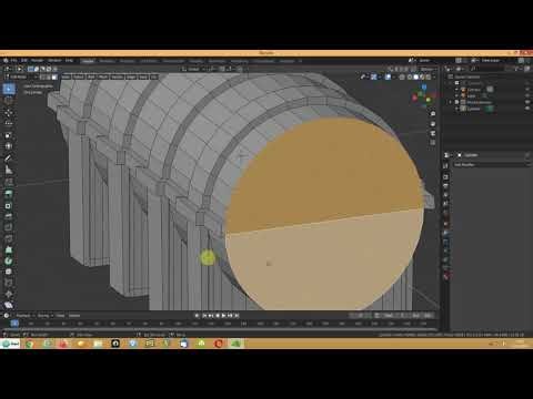 water tank modelling in Blender