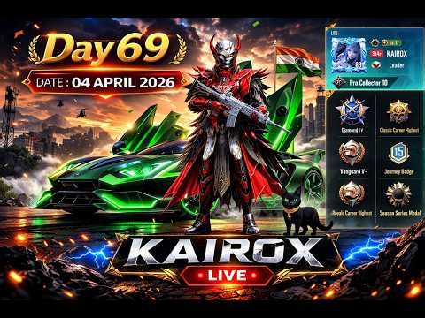 Noob To Pro Rank Puss || KAIROX 🔥 90FPS || No Lag Monster Gameplay #BGMI #gaming #hindigameplay 