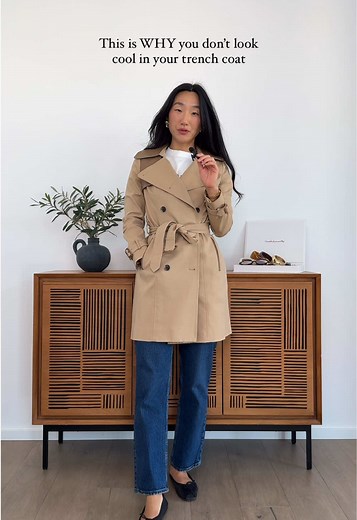 Cropped Trench Coat Outfits for Fall Fashion