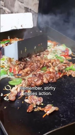 Sweet and Simple Stir Fry on the Blackstone Griddle