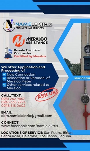 Meralco Connection Assistance and Installation Services