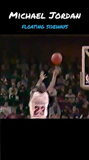 Athletic Artistry: Michael Jordan's Floating Sideways Jumper vs. Jazz!