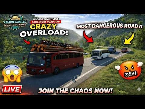 Indian Driver in Dangerous roads #shortsfeed #shortslive #shorts #ets2 #live #livestream #love