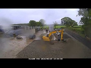 Silage Pit Construction Time lapse