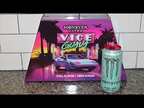 Monster Energy Ultra Vice Guava Review