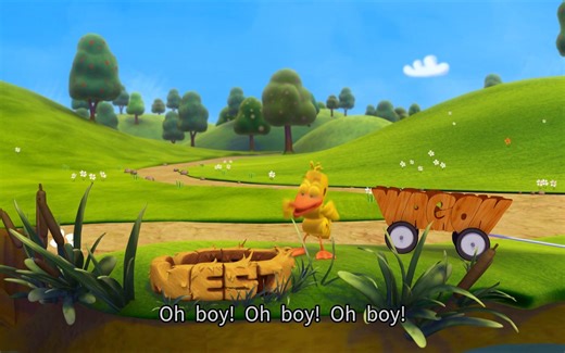 [超高清]word world 单词世界英文原声 第一季 11 Duck's First Sleepover 动画 音频 练习纸全套资源