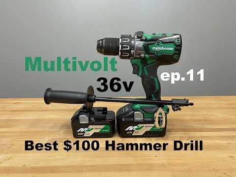 Metabo HPT Multivolt 36v 1/2" Hammer Drill Review | DV36DAQ4 | Hikoki | Best Drill ep.11