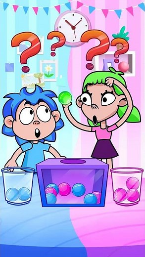 💗💙 Pink and Blue Balls | Color Learning for Kids