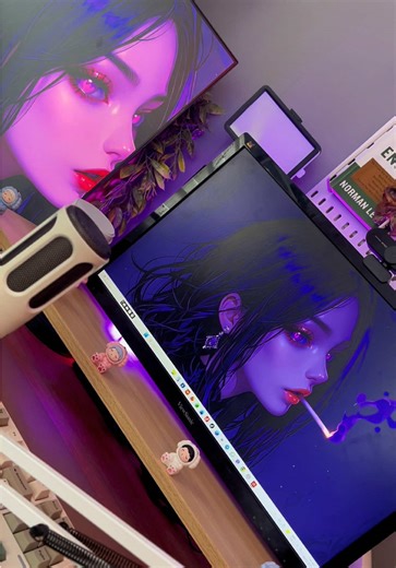 Just a girl setting up her pc #computersetup #gamingsetup #desksetup #fyp #computer