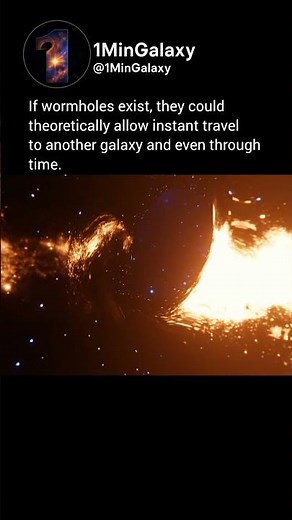 Theoretical Possibility of Wormholes #space #spacefacts