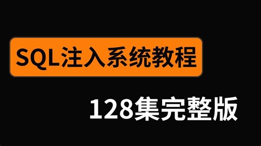 【零基础学网安】SQL注入入门+进阶实战完整教程，网络安全必学SQL注入全套教程（基础+高级）