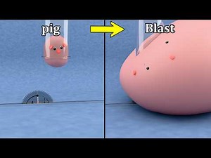 Pig vs Giant Saw Blade – The Shocking Result!