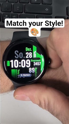 The Cleanest Digital Watch Face for Wear OS ⌚✨ #smartwatch #wearos #galaxywatch #pixelwatch