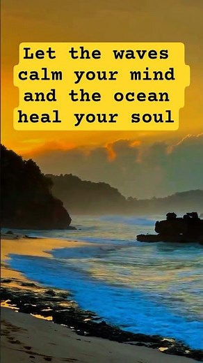 Breathe in the ocean, exhale the stress #relaxing #relaxingvideo #relaxation #peaceful #stressrelief