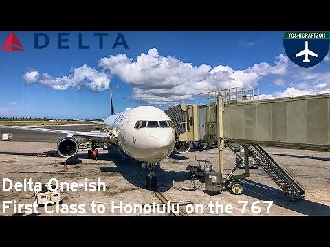 Delta One-ish - First Class to Honolulu on the 767 (DL1283, LAX-HNL)