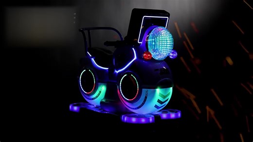 Coin Operated Kiddie Ride Motorcycle Racing Game Simulator Amusement Park Equipment