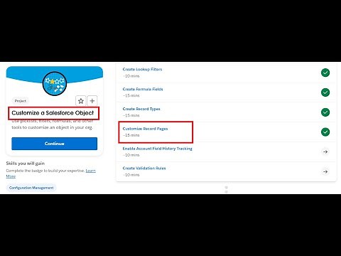 Customize Record Pages | Customize a Salesforce Object | Salesforce Trailhead