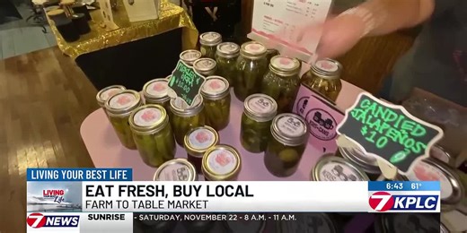 Eat fresh and buy local at the Farm to Table Market in Lake Charles