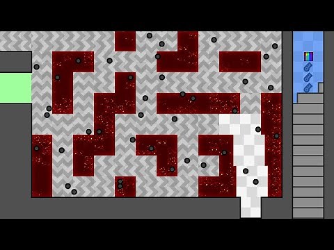 Worlds Hardest Game 4 no enemies version full walkthrough (all colors, 40 deaths)