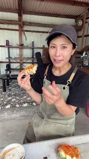 ひらめちゃん考案アンチョビ青のりポテトサラダパニーニ生まれました🌯