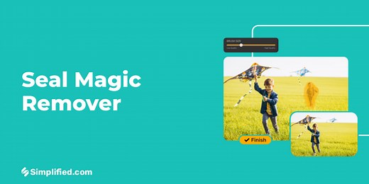 Remove Seal from Photo with AI Magic Tool