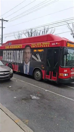 rabbit transit gillig cng 220 2017 York Pennsylvania city March 6 2026 spring rain