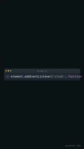 Learn addEventListener in 30s