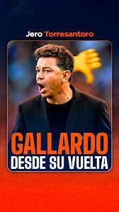 127K views · 6.9K reactions |  Los NÚMEROS de GALLARDO en su SEGUNDO CICLO #River #RiverPlate #CARP #Gallardo #CEF | Jero Torresantoro | Facebook