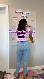 3.1K views · 19 reactions | Week 4 of our Learning Board series for my preschool daughter ✨ #learningboard #toddlerlearning #preschoolmom #homeschool #circletime | Cynthia Gutierrez | Facebook