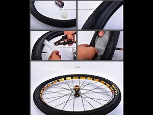 Tire Liner How to protect bicycle tube from puncture Anti-Puncture tire Protector Tape installation