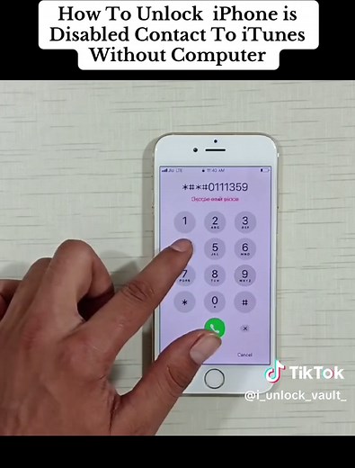 Cómo desbloquear el iPhone deshabilitado sin computadora