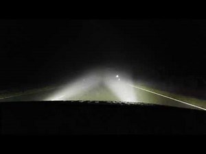 Audi A4 B9 Matrix LED Demonstration [4k] - Foggy morning.