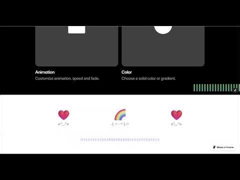 Framer component - Glowing lines | Remix link
