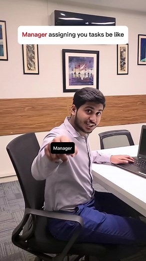 Manager assigning you task be like 😁😁 #officeksiyapay #office #officelife #viral #funny #fyp