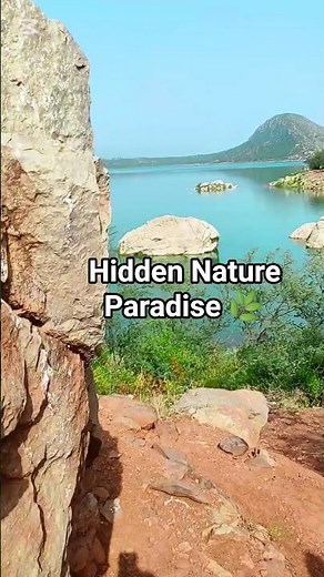 Hidden Nature Paradise 💙 Calm Lake, Green Hills & Peaceful Scenery