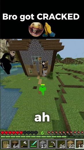 Horror Minecraft but I get CRACKED if I get jumpscared