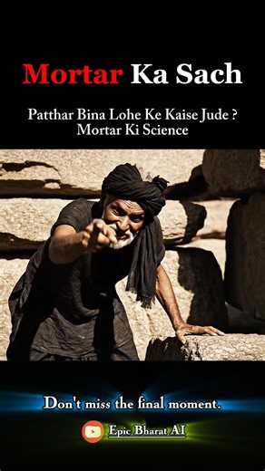 Mortar Ka Sach | Patthar Kaise Jude Bina Lohe Ke? Prachin Vigyan Ka Raaz #shorts#viralshorts#history
