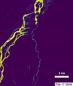 Where rivers jump course
